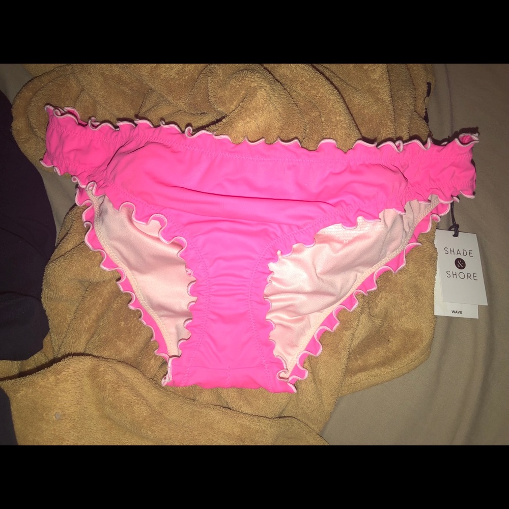 Hot pink bikini bottoms